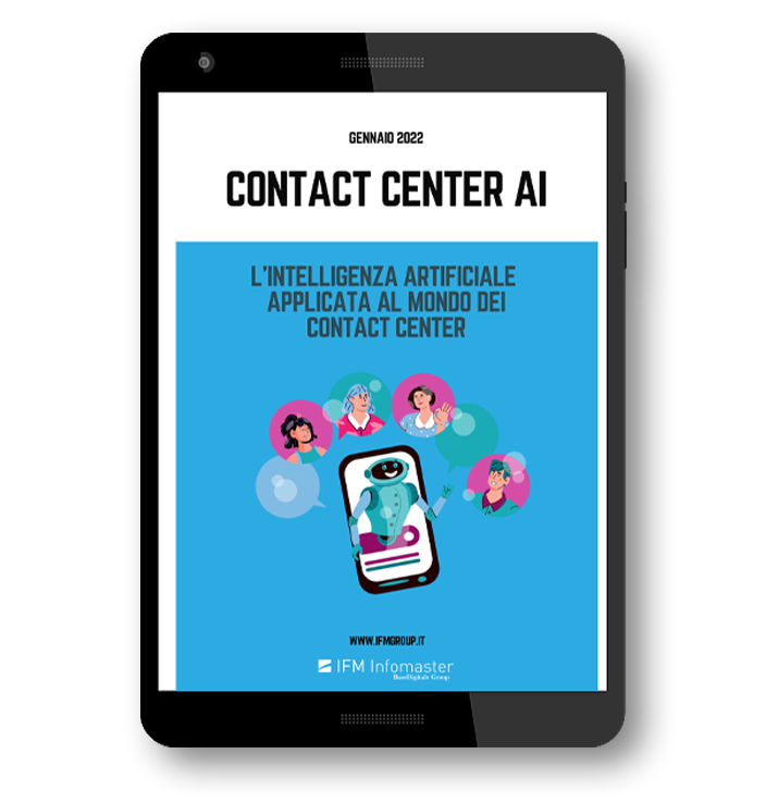 MOCKUP Contact Center AI l’Intelligenza Artificiale applicata al mondo dei Contact Center